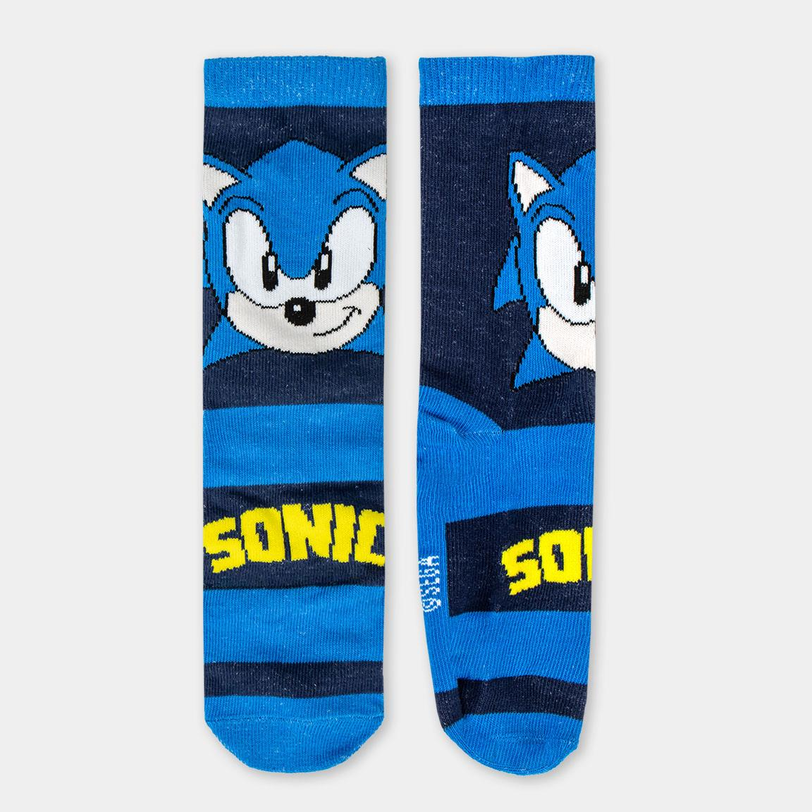 Calzini Sonic the Hedgehog in Misto Cotone 4 Paia con Salvadanaio - 2312