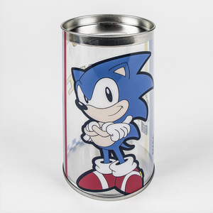 Calzini Sonic the Hedgehog in Misto Cotone 4 Paia con Salvadanaio - 2312