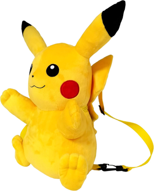 Borsa Passeggio in Peluche Pikachu Zainetto con Spallacci Removibili 35 CM - Mc-111f-Pk
