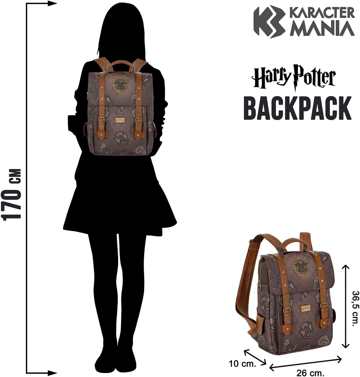 Zaino Passeggio Harry Potter Borsa 36 CM Porta Computer - 04901