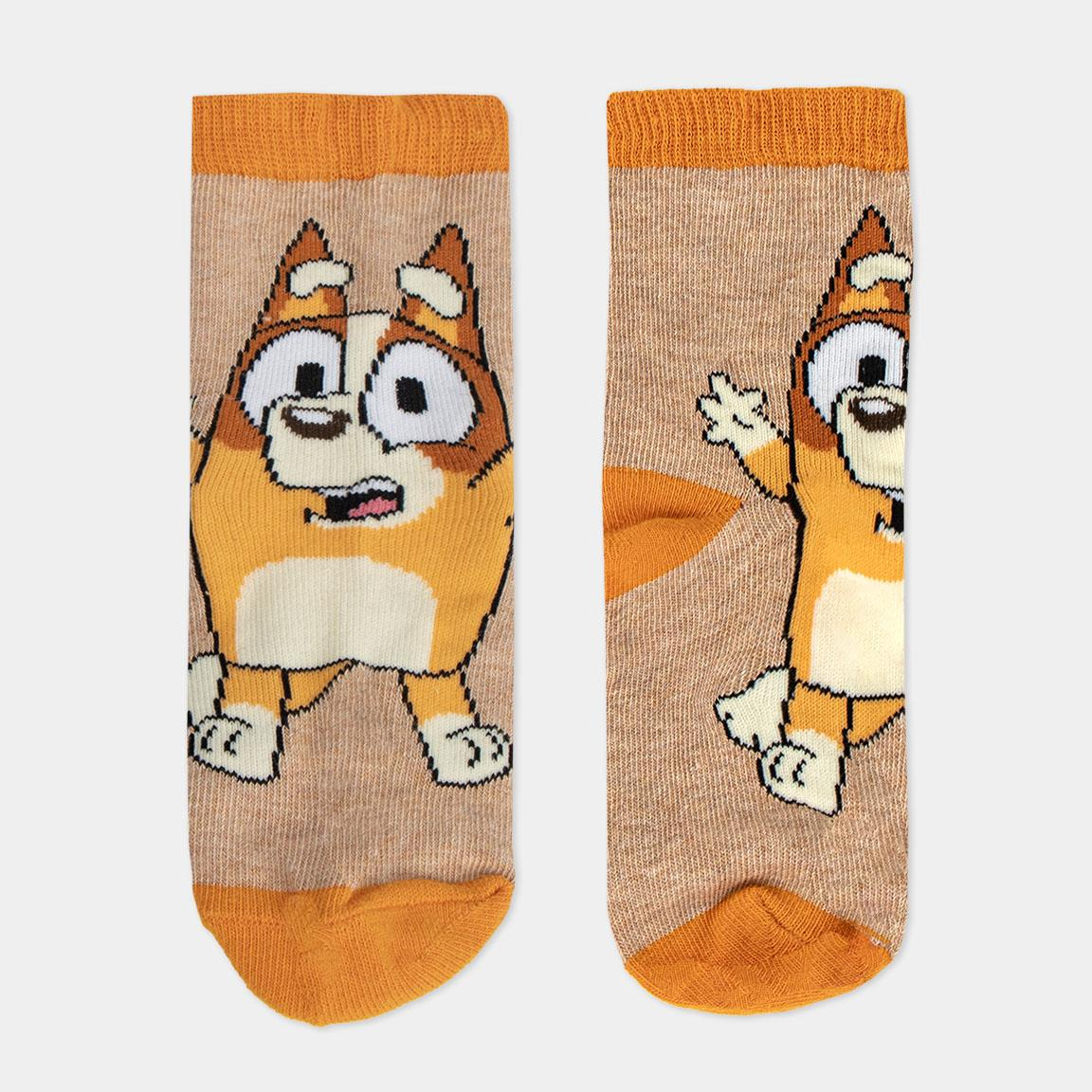 Calzini Bluey e Bingo in Misto Cotone 4 Paia con Salvadanaio - 2489