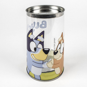 Calzini Bluey e Bingo in Misto Cotone 4 Paia con Salvadanaio - 2489