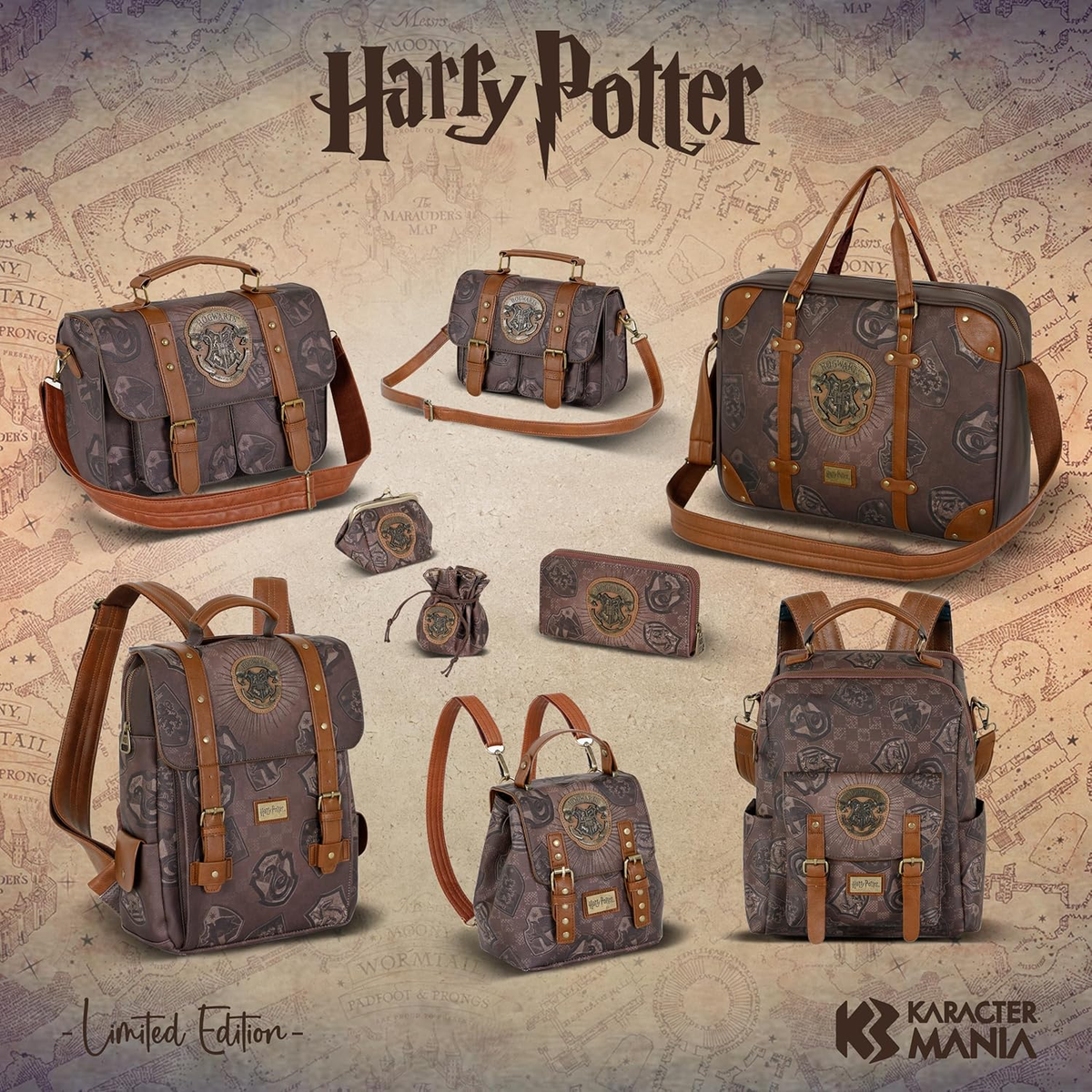 Portafoglio Rettangolare Harry Potter Accessorio da Borsa 15,5 CM - 04906