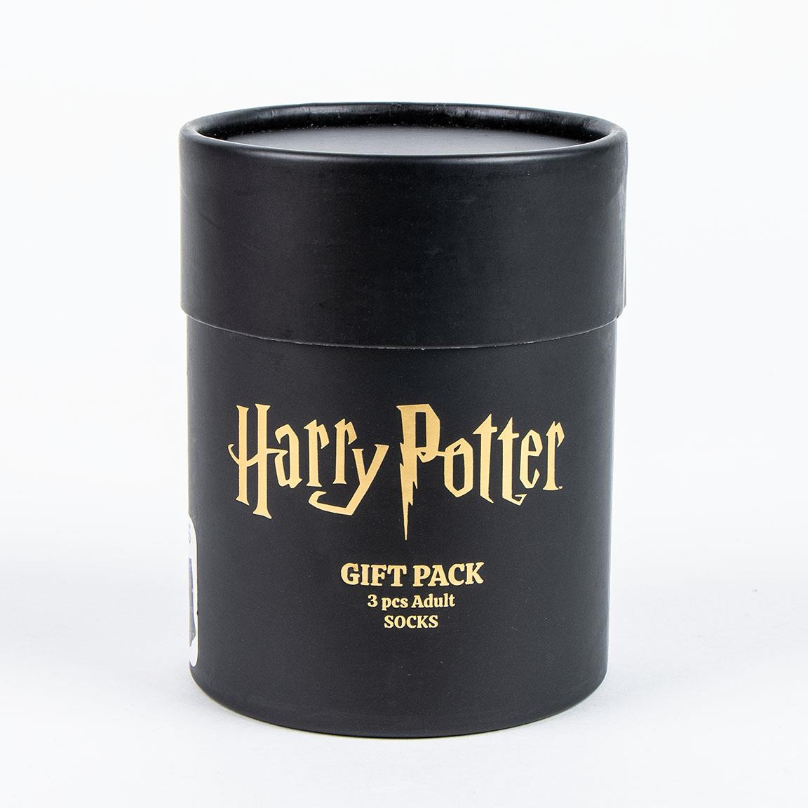Calzini per Adulti Harry Potter Hogwarts 3 Paia in Misto Cotone in Confezione Regalo T.u. 38/45 - 2568