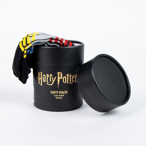 Calzini per Adulti Harry Potter Hogwarts 3 Paia in Misto Cotone in Confezione Regalo T.u. 38/45 - 2568
