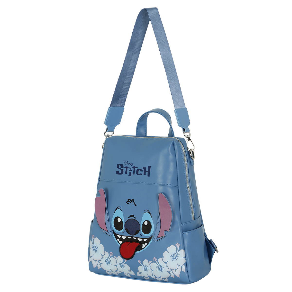 Zaino da Passeggio Stitch DISNEY Borsa 33 CM con Spallacci e Tracolla Removibile - 07402