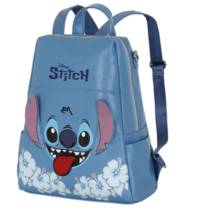 Zaino da Passeggio Stitch DISNEY Borsa 33 CM con Spallacci e Tracolla Removibile - 07402