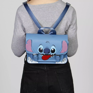 Borsa Zaino Passeggio Stitch DISNEY con Manico e Tracolla Removibile 20 CM - 07403