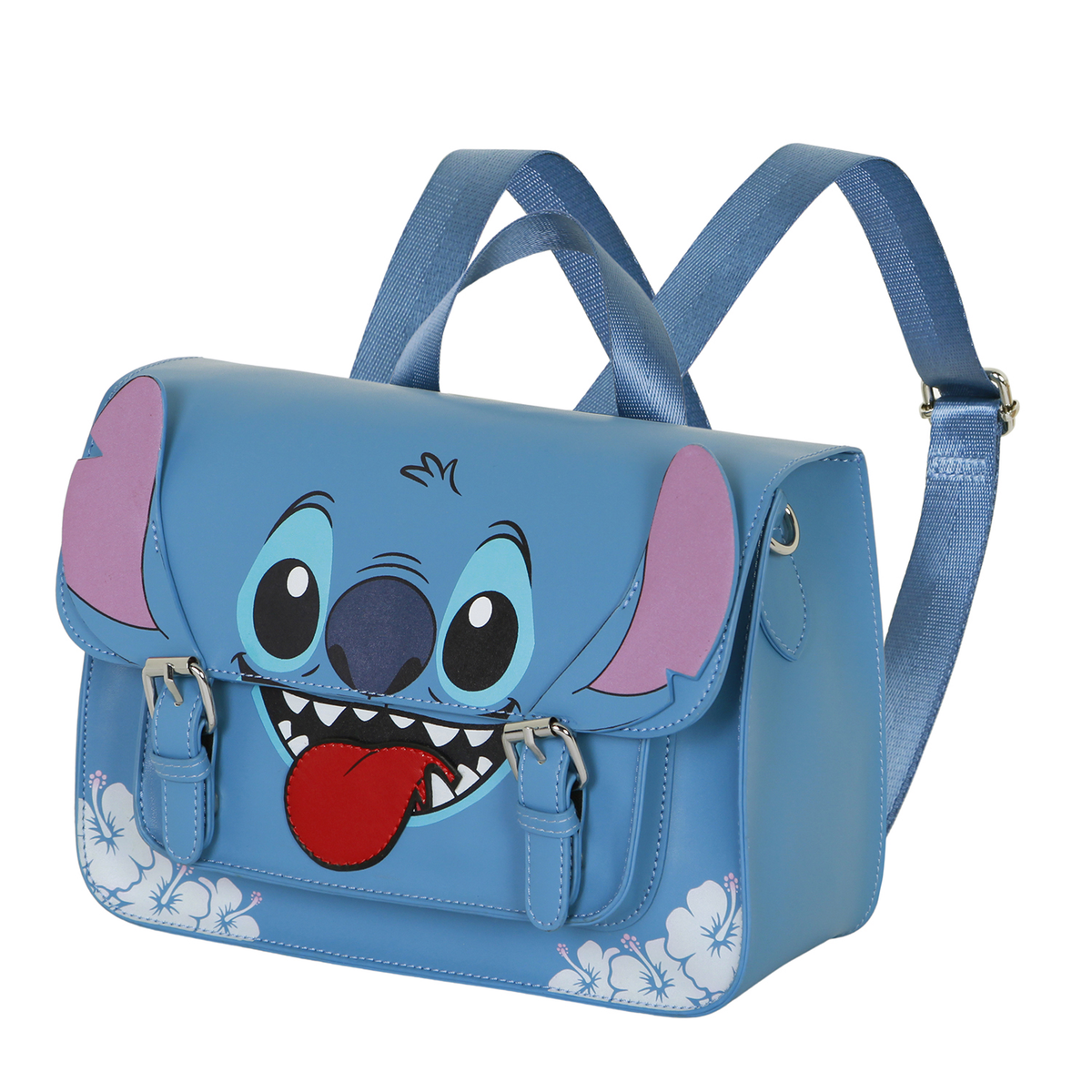 Borsa Zaino Passeggio Stitch DISNEY con Manico e Tracolla Removibile 20 CM - 07403