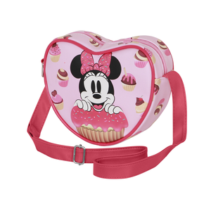 Borsa a Tracolla Minnie Mouse DISNEY Borsetta a Cuore 21 CM Regolabile - 07630
