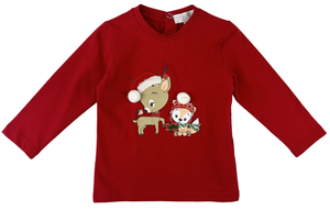 T-Shirt Natalizia M.l. Maglietta Yours Bambino - Y9059