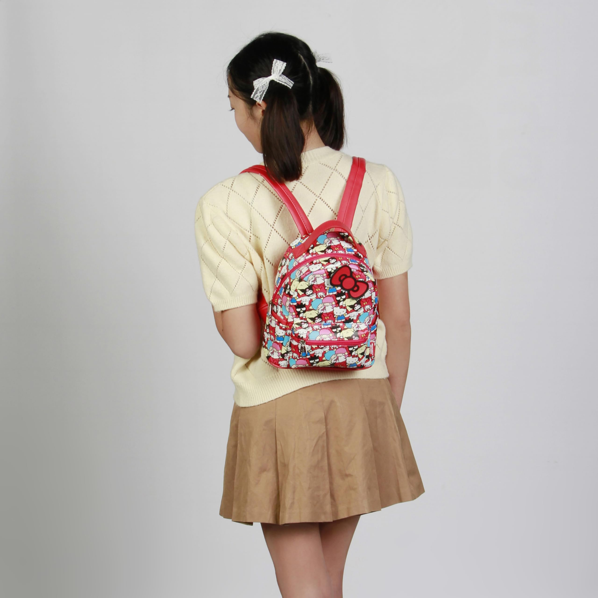 Zainetto da Passeggio Hello Kitty Sanrio Borsa 25 CM Tempo Libero - 07691