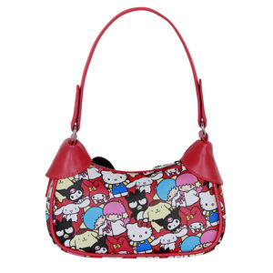 Borsa a Spalla Hello Kitty Sanrio Borsetta a Baguette 21 CM - 07692