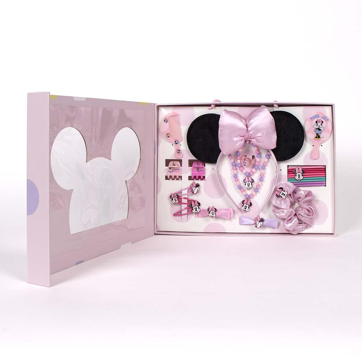 Set Accessori Minnie Mouse DISNEY 24 Pezzi Accessori Capelli Bigiotteria - 2939