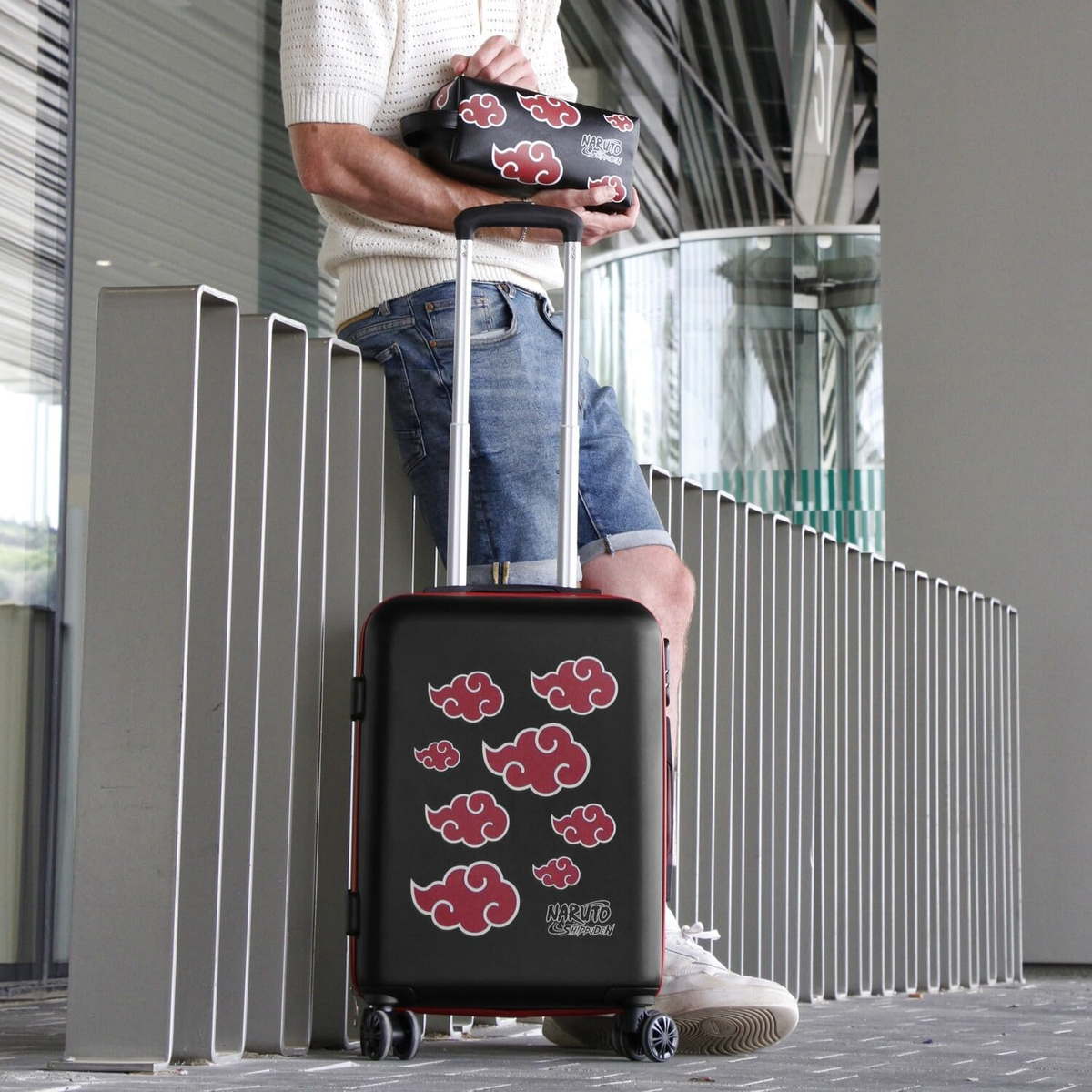 Trolley da Viaggio Naruto Shippuden 55 CM Valigia in ABS con Manico Telescopico - 06217