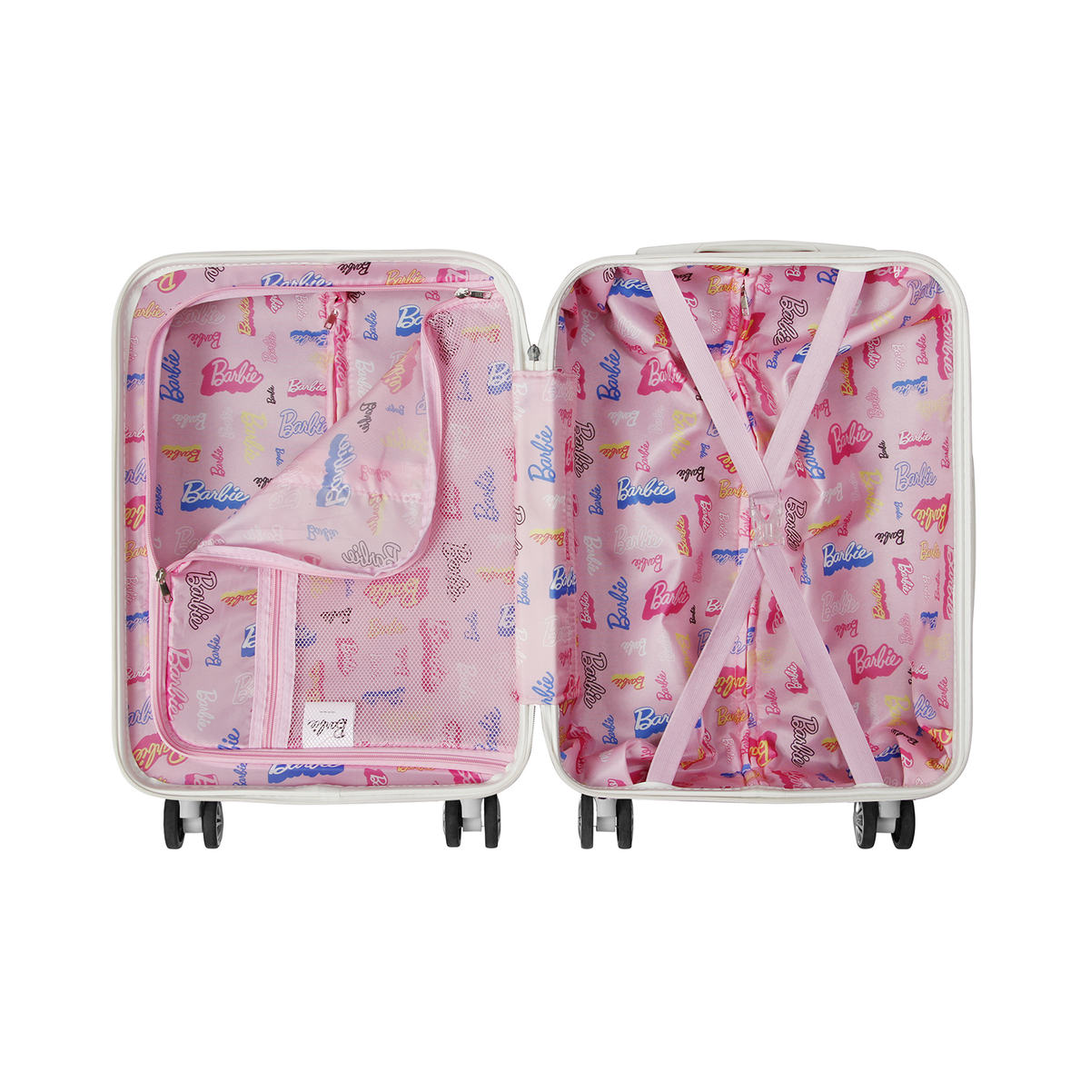 Trolley da Viaggio Barbie 55 CM Valigia in ABS con Manico Telescopico - 06978