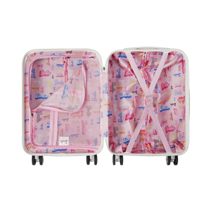 Trolley da Viaggio Barbie 55 CM Valigia in ABS con Manico Telescopico - 06978