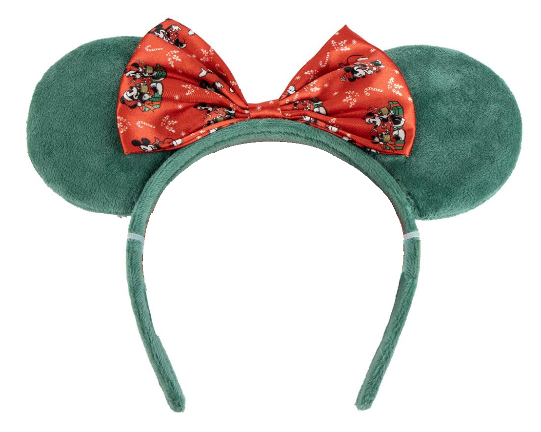 Cerchietto Natalizio Minnie DISNEY con Orecchie e Fiocco Accessori Capelli - 3036