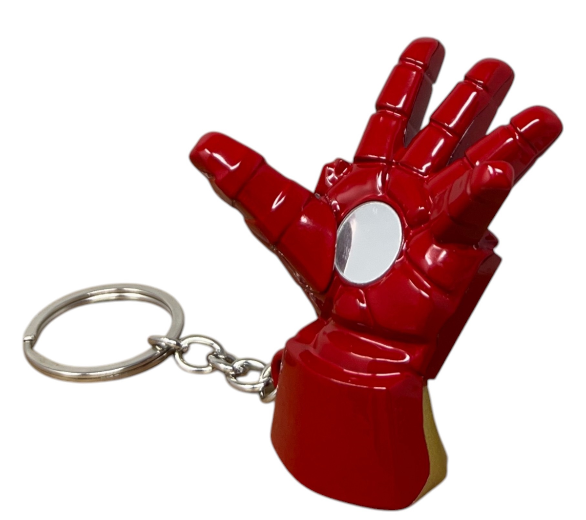 Portachiavi Iron Man Avengers MARVEL in Metallo Smaltato Ciondolo Guantone per Zaino Borsa in Blister - Mv15586