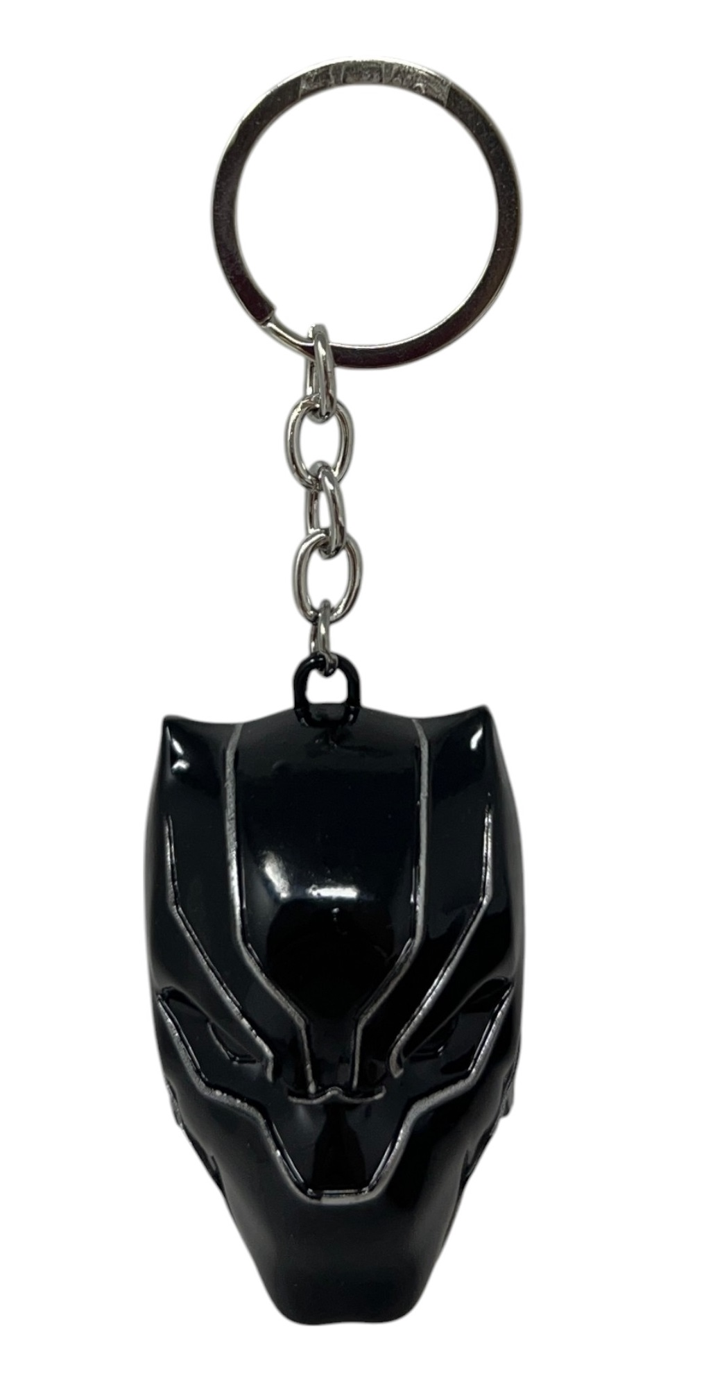 Portachiavi Black Panther Avengers MARVEL in Metallo Smaltato Ciondolo Maschera per Zaino Borsa in Blister - Mv15588