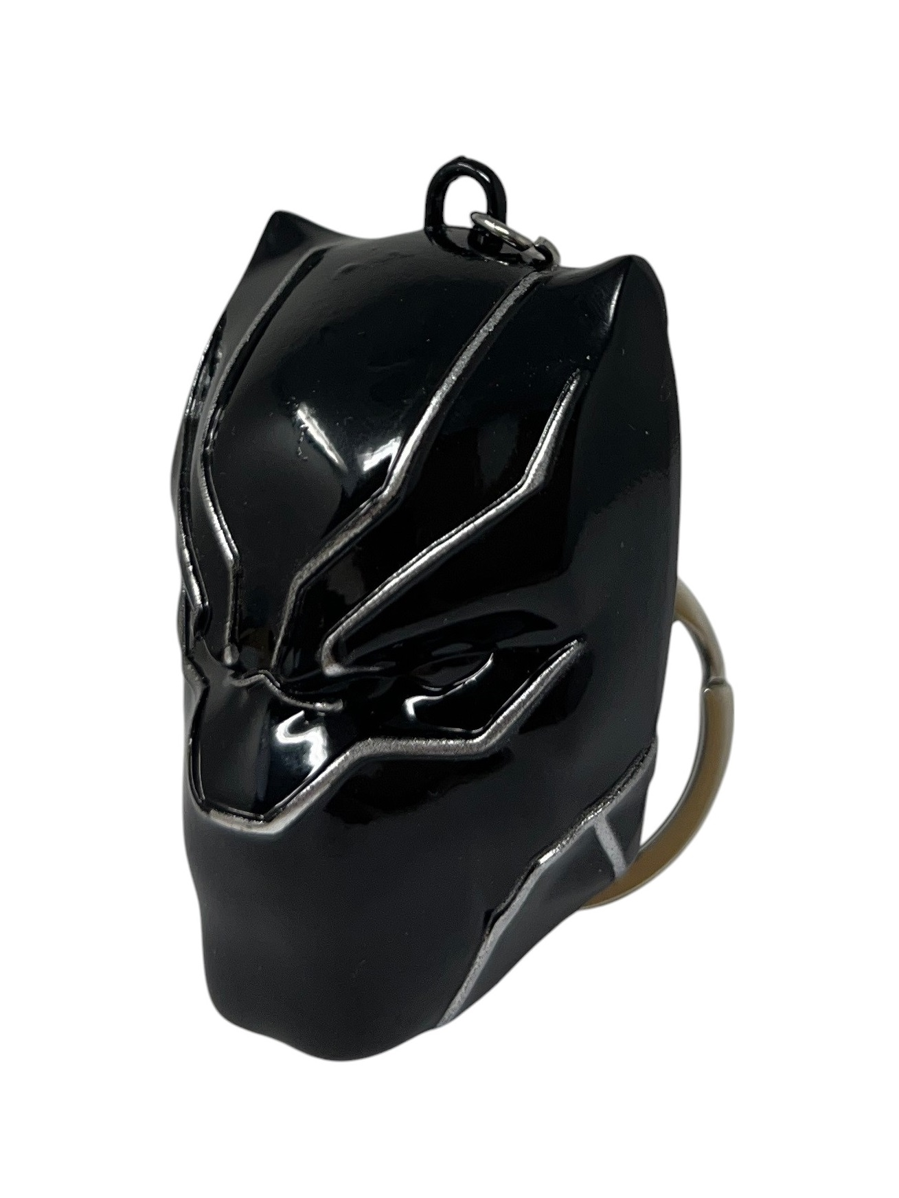 Portachiavi Black Panther Avengers MARVEL in Metallo Smaltato Ciondolo Maschera per Zaino Borsa in Blister - Mv15588