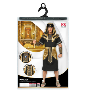 Vestito Carnevale Faraone Costume Travestimento Carnevale Uomo - 0794