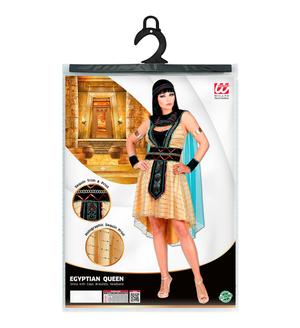 Vestito Carnevale Regina Egiziana Travestimento Costume Carnevale Adulto - 0804