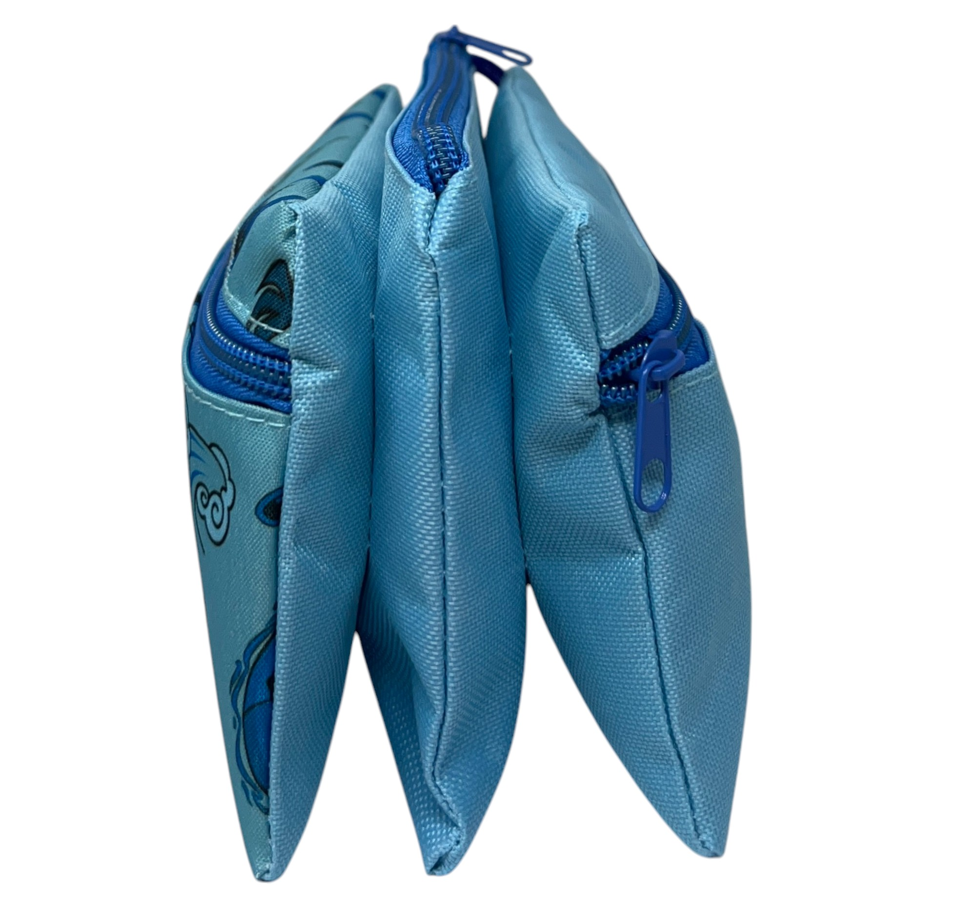 Tombolino Stitch DISNEY 3 Scomparti Bustina Astuccio Portacolori 22 CM - Lst0997-B