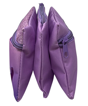 Tombolino Stitch e Angel DISNEY 3 Scomparti Bustina Astuccio Portacolori 22 CM - Lst0997-G
