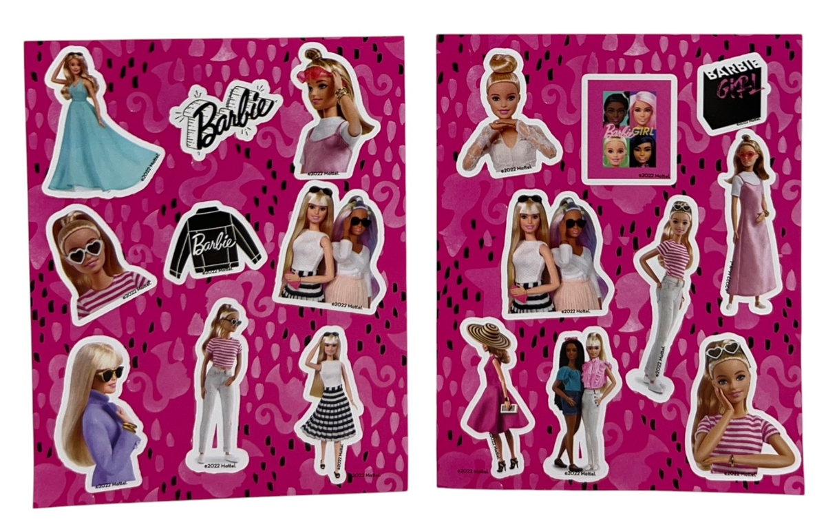 Diario Segreto Barbie con Lucchetto Penna Magica e Adesivi in Confezione - Br0822