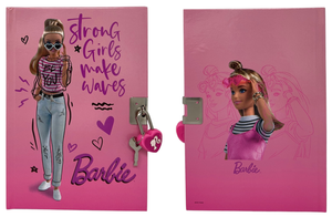 Diario Segreto Barbie con Lucchetto Penna Magica e Adesivi in Confezione - Br0822