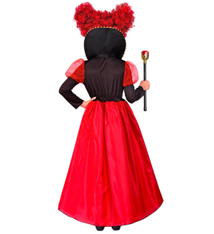 Vestito Carnevale Regina di Cuori Travestimento Costume per Bambini Feste a Tema - 2235