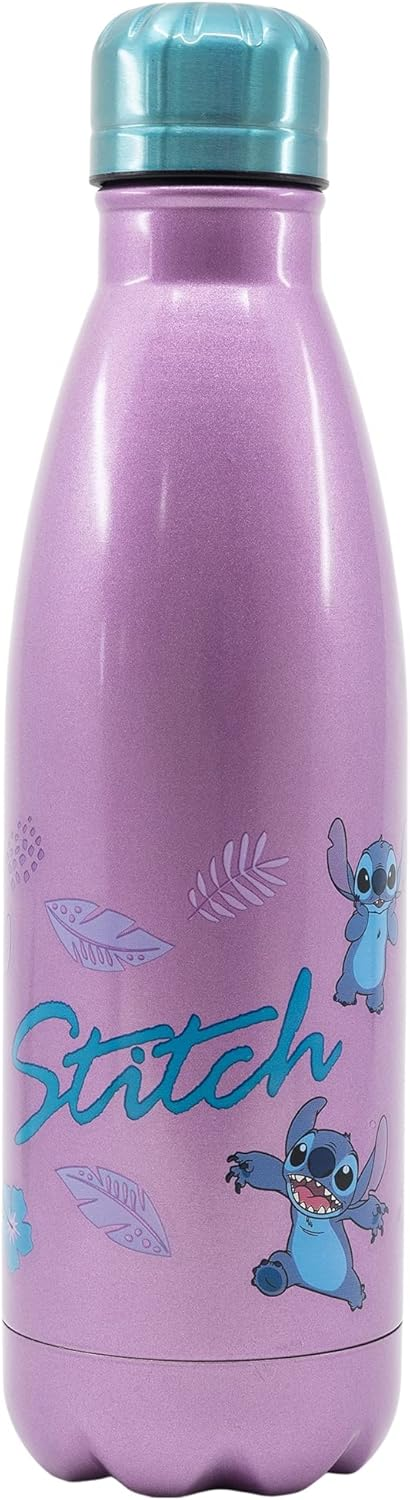 Borraccia Stitch in Acciaio Inox DISNEY Bottiglia con Tappo a Vite 780 Ml. - 01361