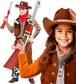 Fucile Cowboy 63 CM Accessori per Abito Vestito Travestimento Carnevale Bambino - 30294
