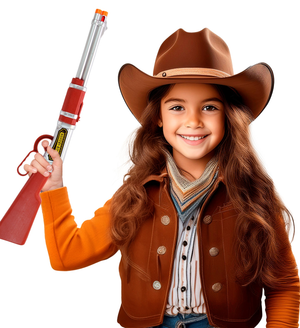 Fucile Cowboy 63 CM Accessori per Abito Vestito Travestimento Carnevale Bambino - 30294