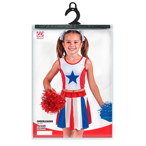 Vestito Carnevale Cheerleader Travestimento Costume per Bambini Feste a Tema - 3814