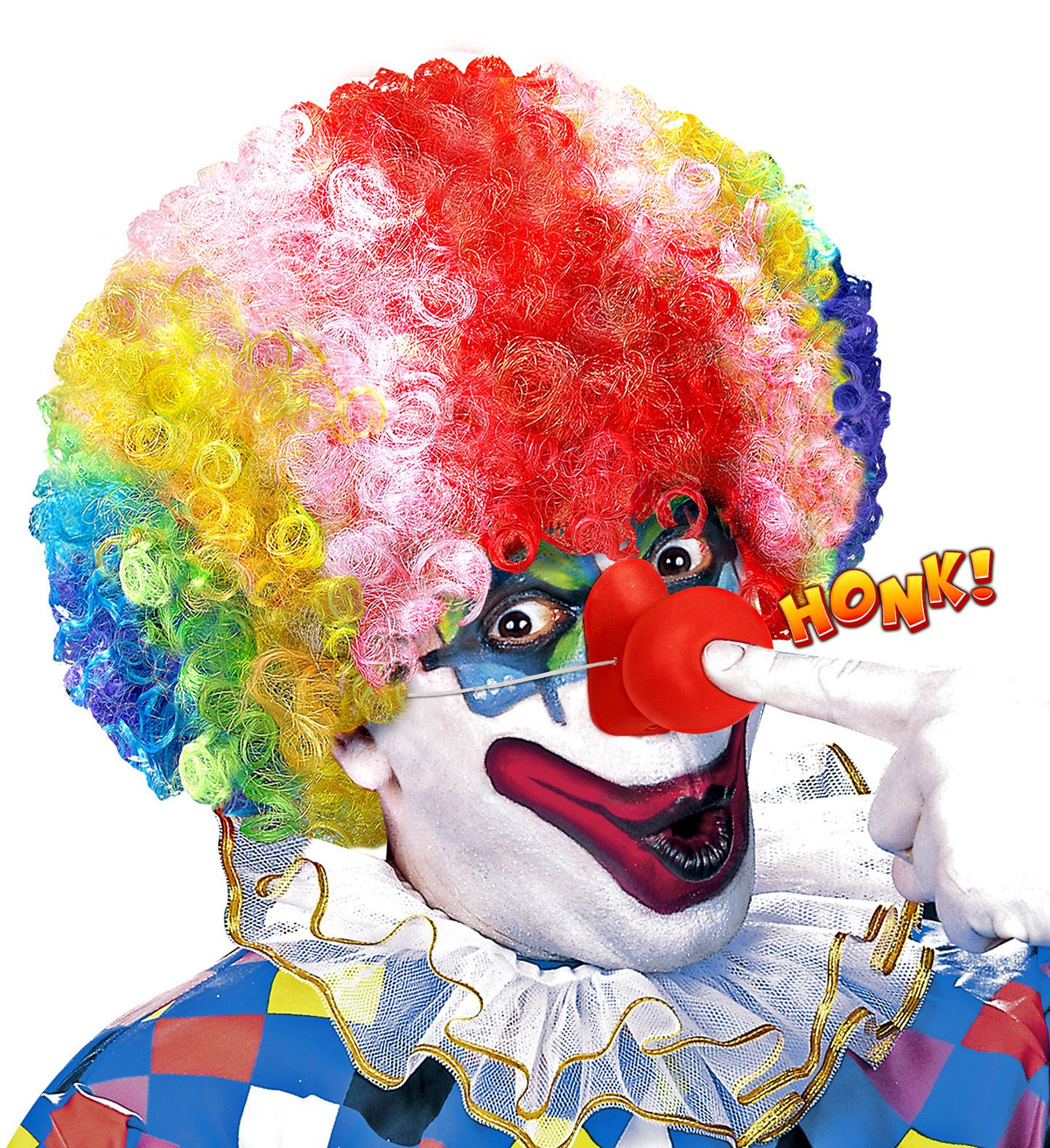 Naso Clown Sonoro Accessori per Abito Vestito Travestimento Carnevale - 46902