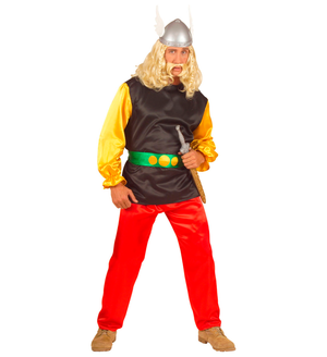 Vestito Carnevale Gaulois Asterix Costume Travestimento Carnevale Uomo - 5656
