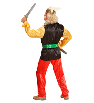 Vestito Carnevale Gaulois Asterix Costume Travestimento Carnevale Uomo - 5656