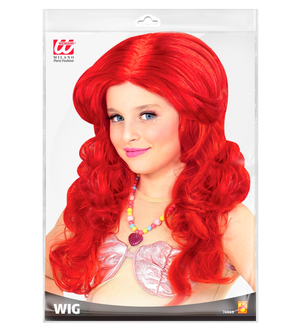 Parrucca Sirena Ariel Accessori per Abito Vestito Travestimento Carnevale - 74969