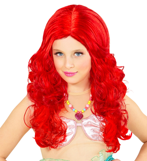 Parrucca Sirena Ariel Accessori per Abito Vestito Travestimento Carnevale - 74969