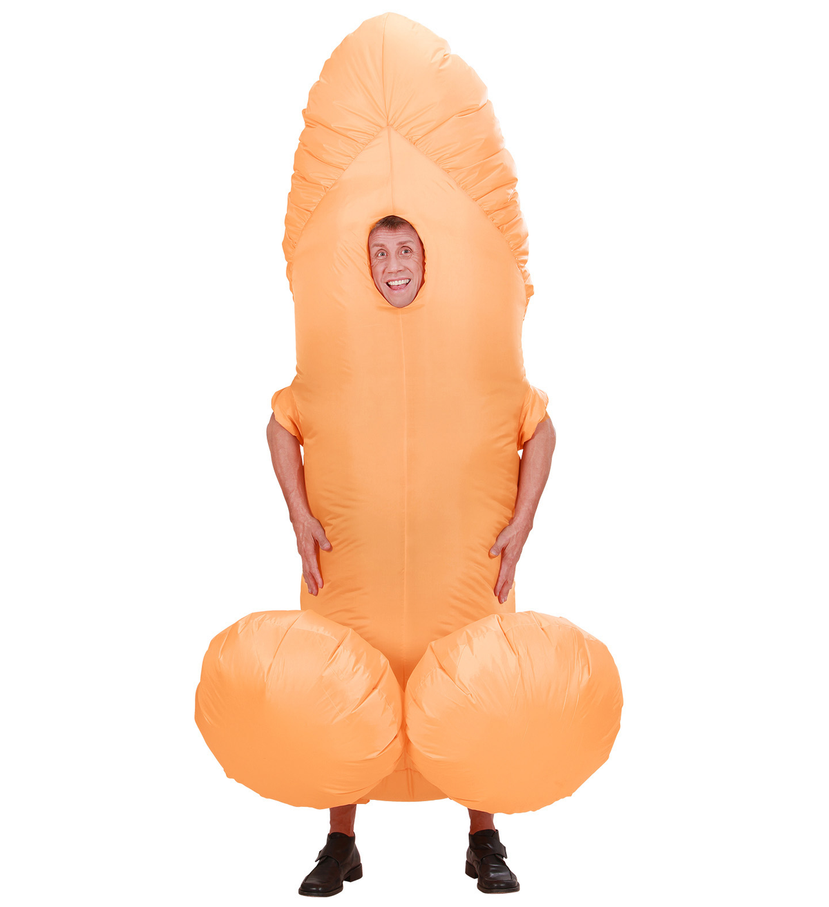 Vestito Carnevale Willy il Pene Costume Gonfiabile Travestimento per Adulti Taglia Unica - 7556p