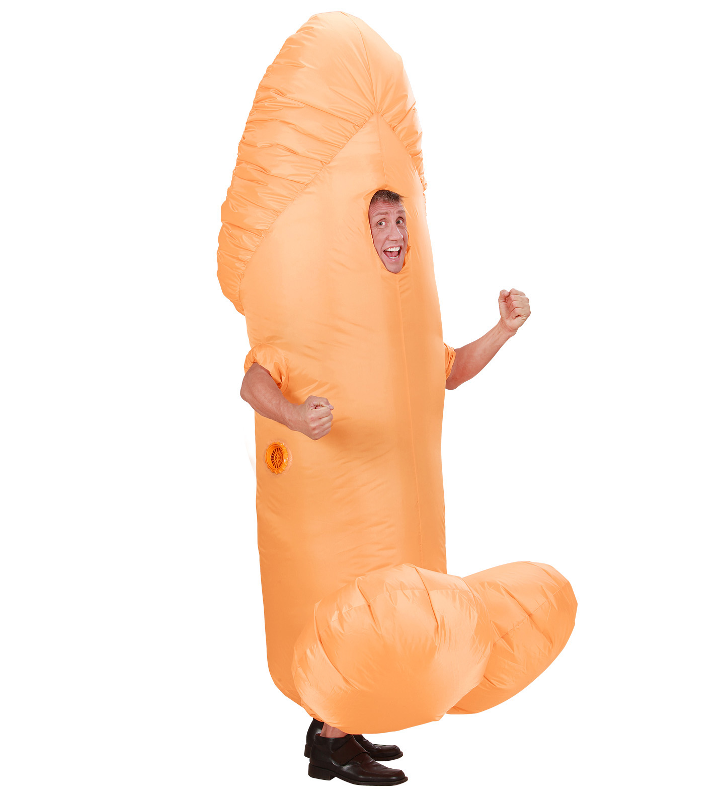 Vestito Carnevale Willy il Pene Costume Gonfiabile Travestimento per Adulti Taglia Unica - 7556p