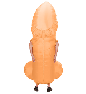 Vestito Carnevale Willy il Pene Costume Gonfiabile Travestimento per Adulti Taglia Unica - 7556p