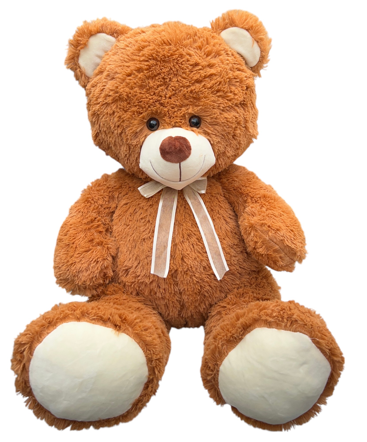Peluche Orso con Scatola Pupazzo in Morbido Poliestere da 70 CM Idea Regalo - 23p23/60