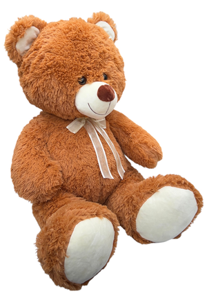 Peluche Orso con Scatola Pupazzo in Morbido Poliestere da 70 CM Idea Regalo - 23p23/60