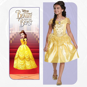 Costume Principesse DISNEY Vestito Bella e la Bestia Travestimento Festa Carnevale in Maschera - 129509