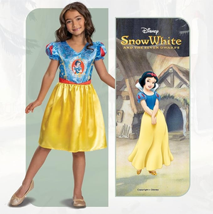Costume Principesse DISNEY Vestito Biancaneve Travestimento Festa Carnevale in Maschera - 140639