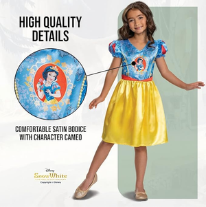 Costume Principesse DISNEY Vestito Biancaneve Travestimento Festa Carnevale in Maschera - 140639