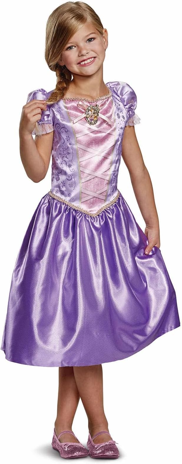 Costume Principesse DISNEY Vestito Rapunzel Travestimento Festa Carnevale in Maschera - 140659